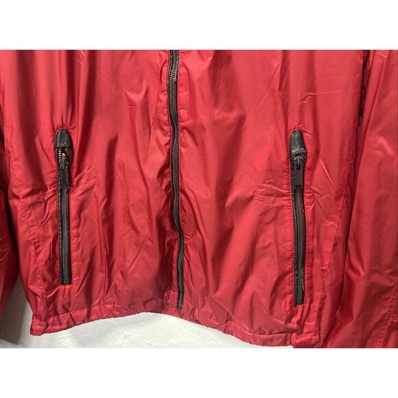 Calvin Klein Mens Water Resistant Packable Jacket, Size Medium Red - Picture 5 of 8